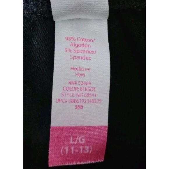 No Boundaries Juniors Size L (11-13) Black Pull UP Stretch Knit Pants Leggings - Picture 6 of 6